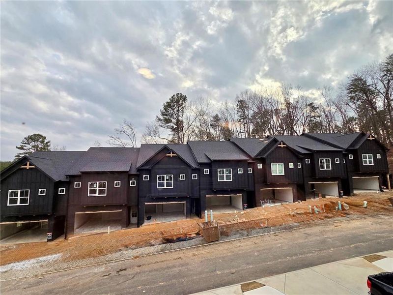 In-progress construction of a new home in , Waleska, GA (Image 18).