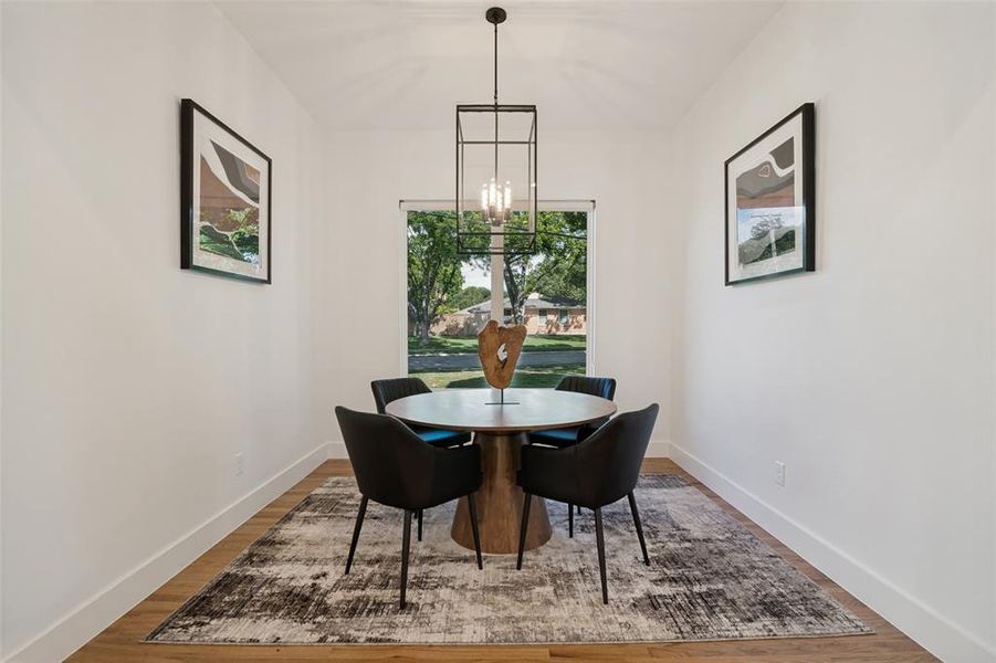Furnished interior view inside a new home in , Dallas (Image 11).
