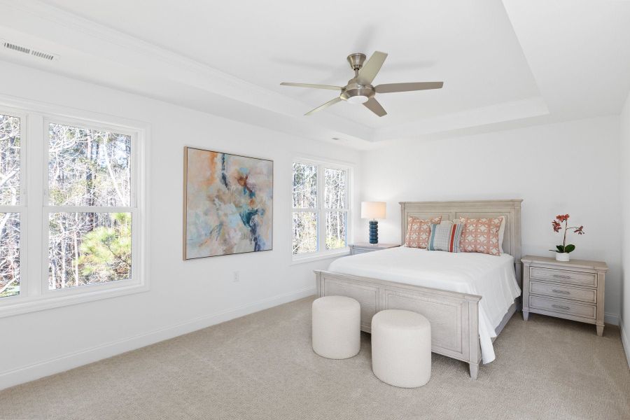 Representative furnished interior of a home built from the Tilley by McKee Homes in Anchors Bend Townes, Wilmington (Image 9).