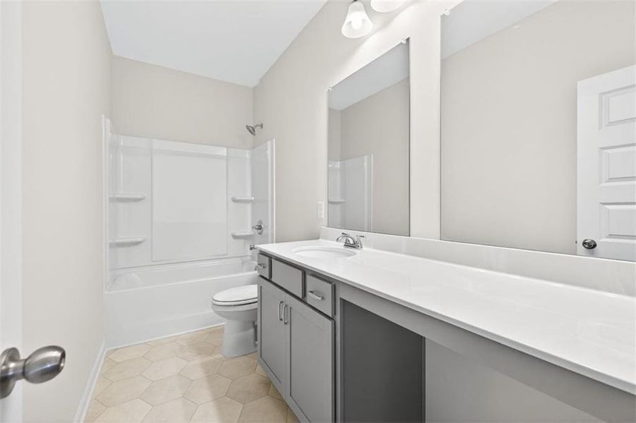 Furnished interior view inside a new home in Garrett Preserve, Douglasville (Image 12).