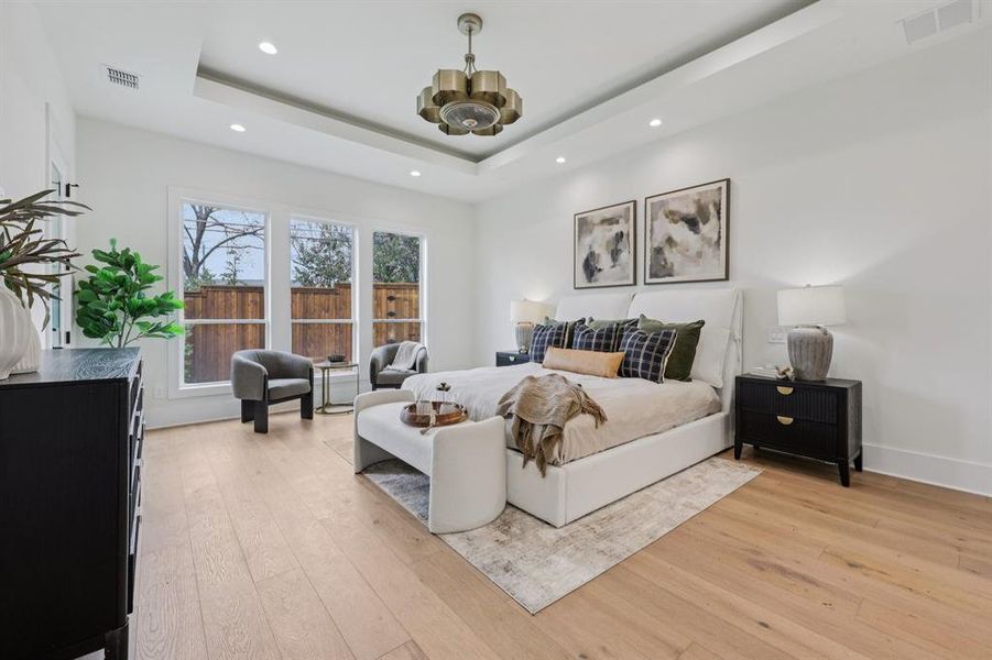 Furnished interior view inside a new home in , Dallas (Image 30).