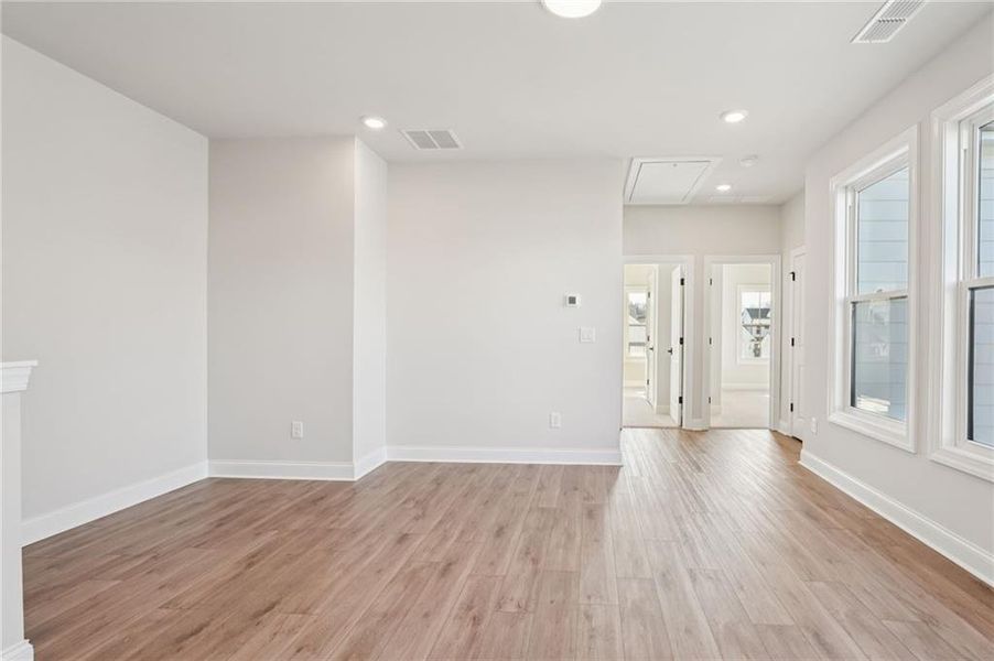 Spacious, unfurnished interior of a new home in Promenade at Sawnee Village, Cumming (Image 44). Spacious, unfurnished interior of a new home in Promenade at Sawnee Village, Cumming (Image 44).