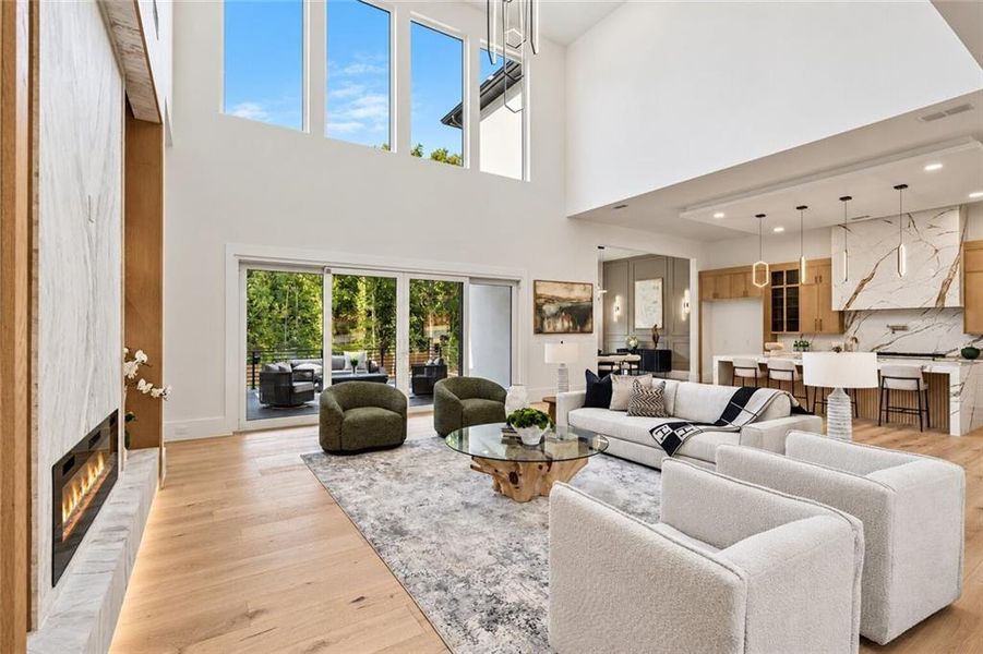 Furnished interior view inside a new home in , Auburn (Image 18).