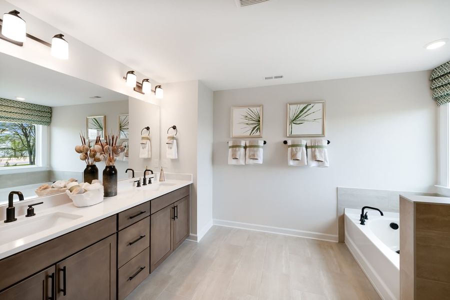Representative furnished interior of a home built from the Wayland by Taylor Morrison in Hickory Grove, Sanford (Image 9).