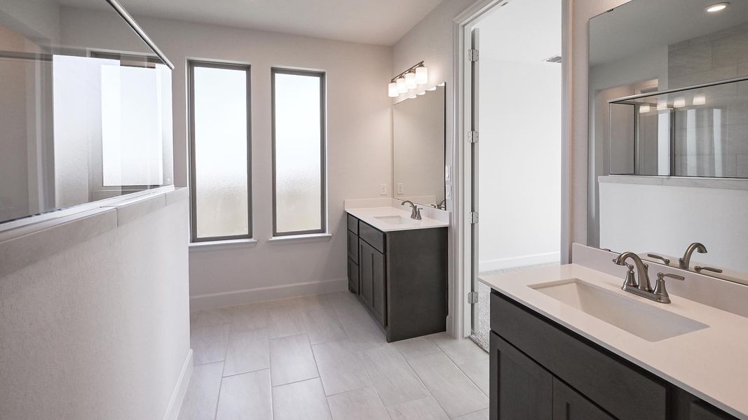 Furnished interior view inside a new home in The Parklands, Schertz (Image 11).