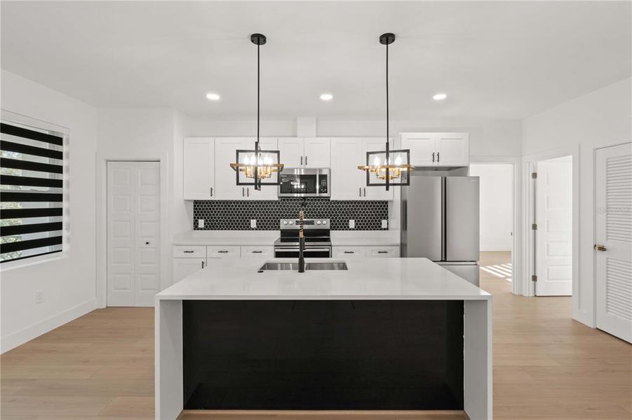 Furnished interior view inside a new home in , New Port Richey (Image 11).