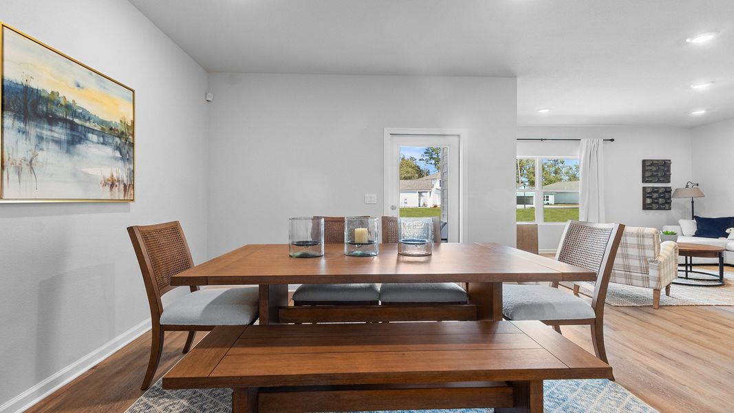 Furnished interior view inside a new home in Misting Springs, Crawfordville (Image 16).
