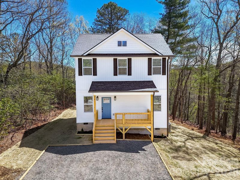 Exterior details and patio area of a home in , Fairview (Image 27).