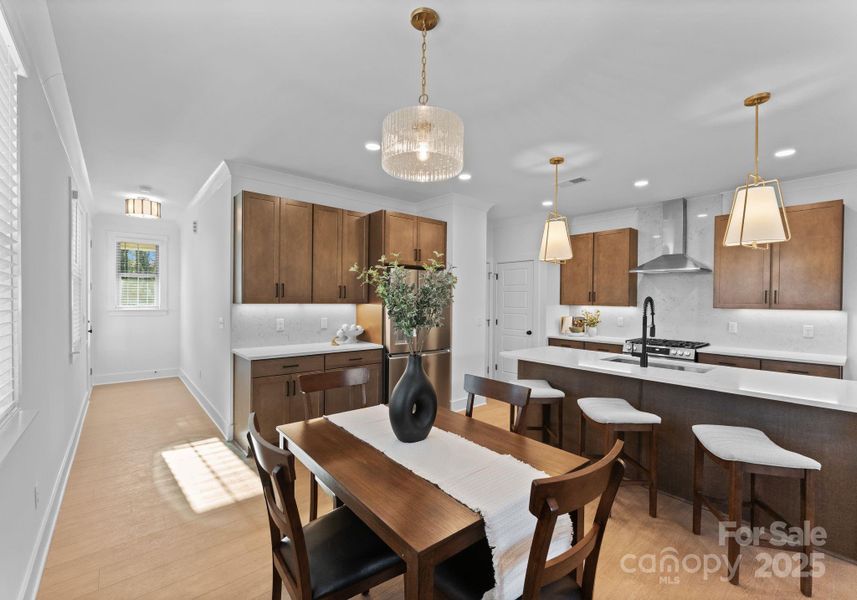 Photo is of model home in community, finishes may vary