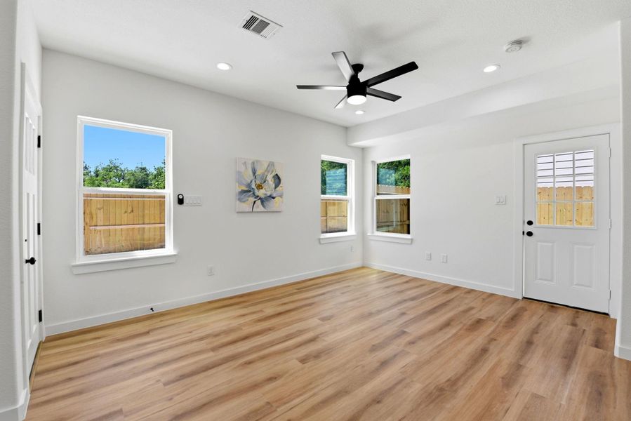 Spacious, unfurnished interior of a new home in , Houston (Image 16). Spacious, unfurnished interior of a new home in , Houston (Image 16).