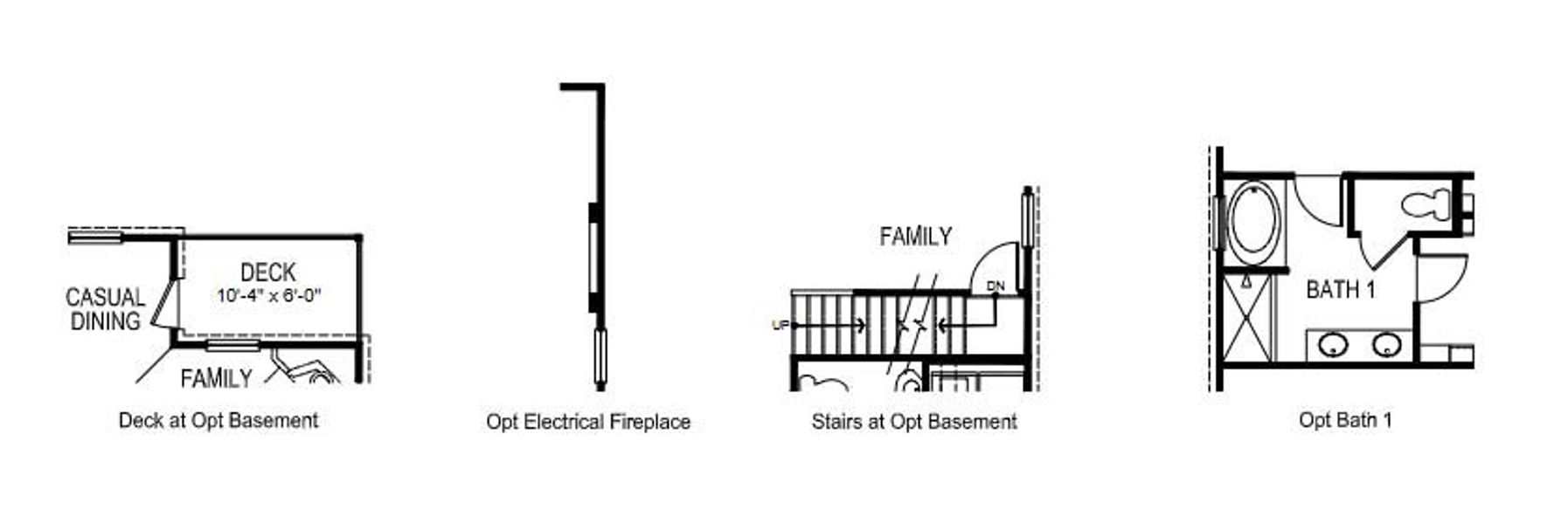 2D floor plan layout for the Salem by D.R. Horton in Shepherd's Farm, Mooresville, NC (Image 4).