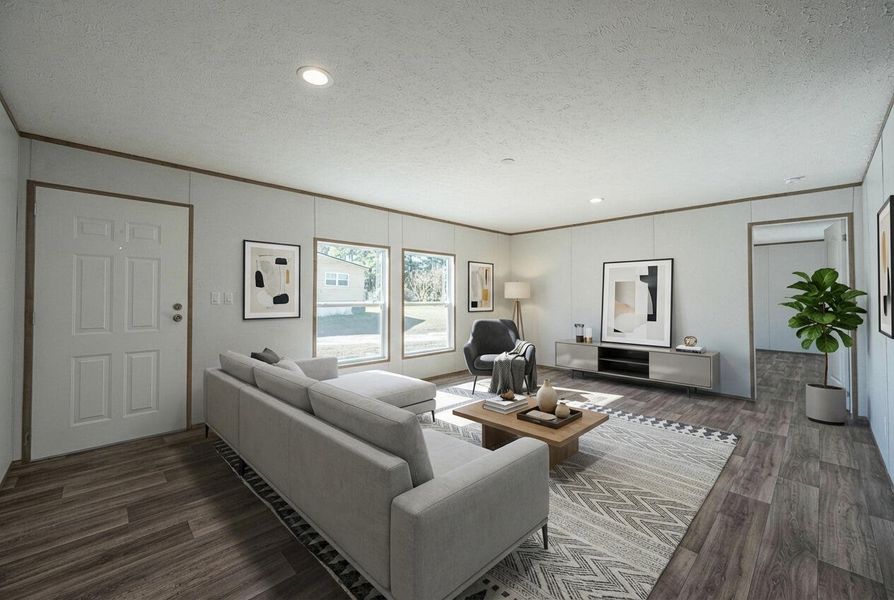 Furnished interior view inside a new home in , Holly Hill (Image 5).