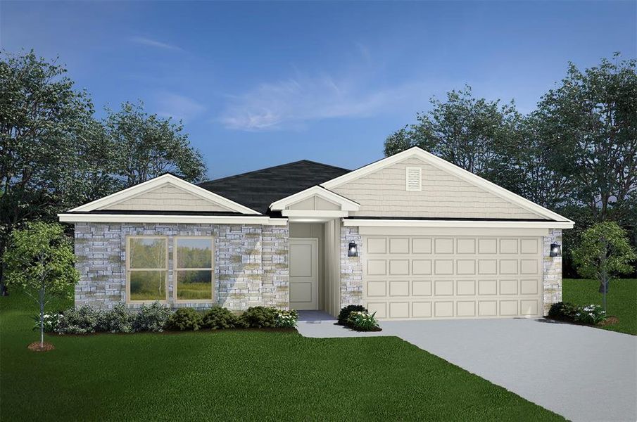 Please Note: This is a rendering of the actual home. Finishes, features, and layouts may vary.