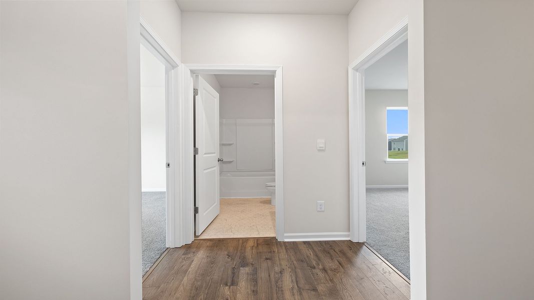 Spacious, unfurnished interior of a new home in Spring Ridge, Anderson (Image 14). Spacious, unfurnished interior of a new home in Spring Ridge, Anderson (Image 14).