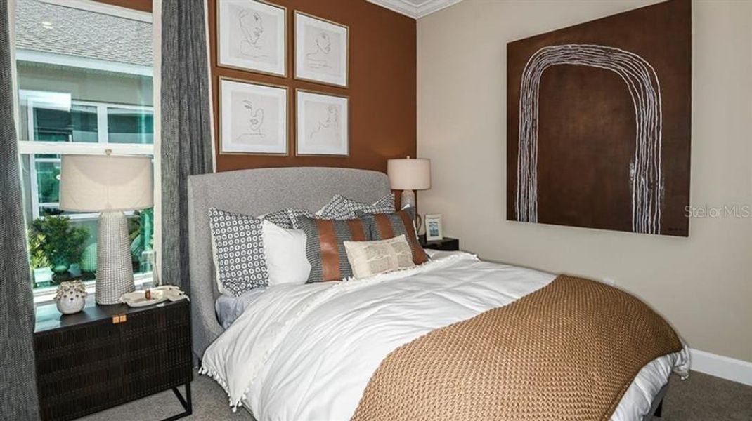 Furnished interior view inside a new home in Esplanade at Westview, Kissimmee (Image 9).