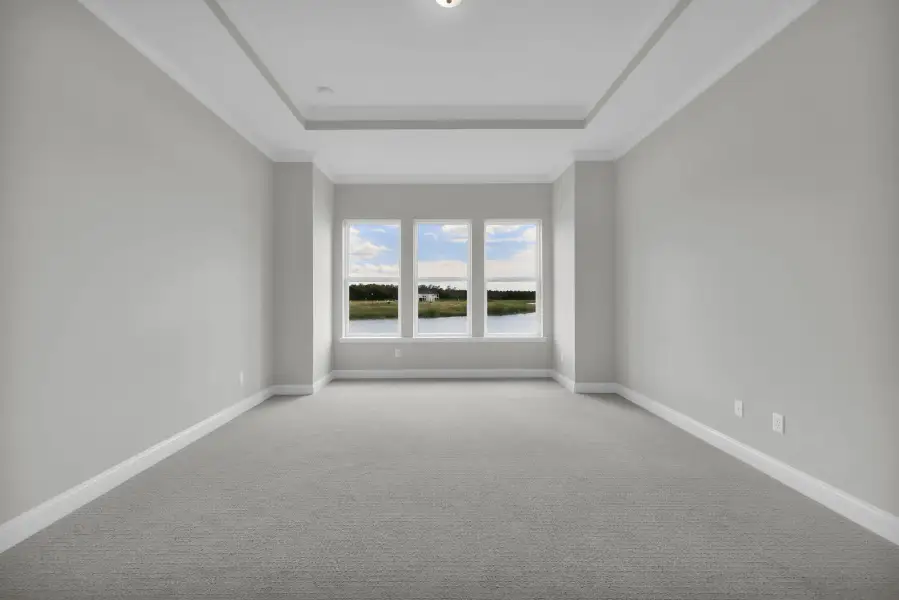 Representative unfurnished interior of a home built from the Tomoka by Riverside Homes in Sagebrush at EverRange, Jacksonville (Image 45).