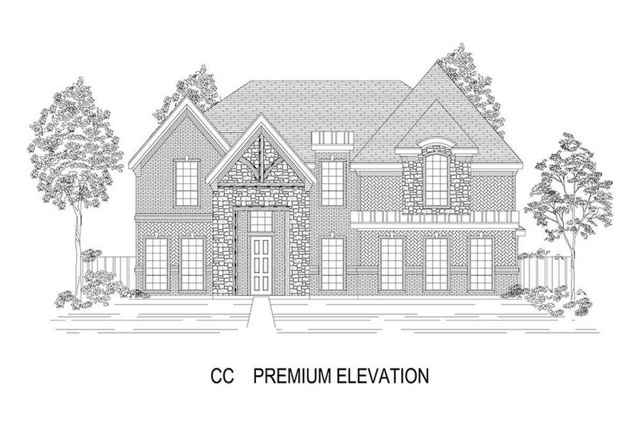 Representative rendering of the exterior for the Remington 2FS (w/Media) by First Texas Homes (Image 8). Representative rendering of the exterior for the Remington 2FS (w/Media) by First Texas Homes (Image 8).