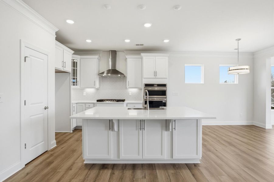 Furnished interior view inside a new home in Villas at Prestwick, Mooresville (Image 8).