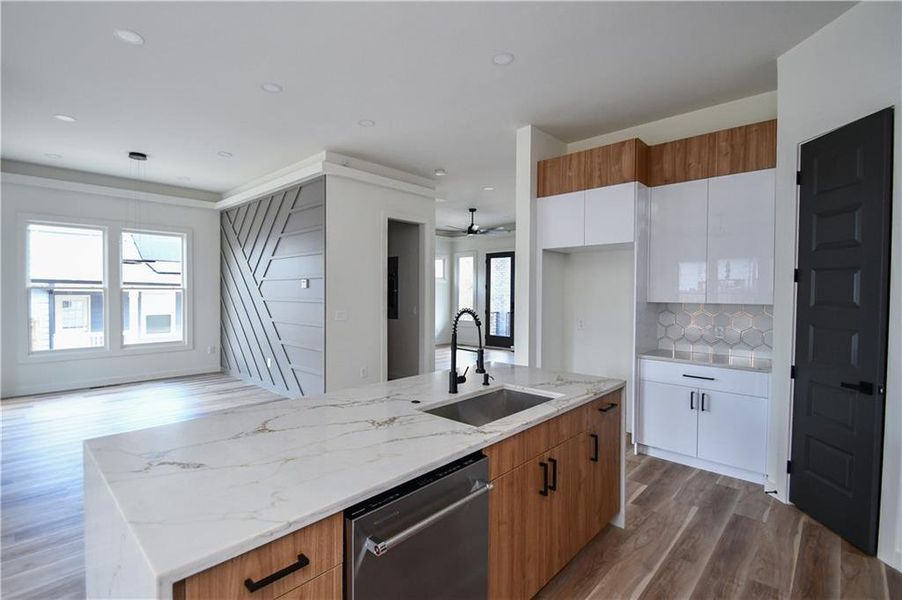 Furnished interior view inside a new home in , Atlanta (Image 13).