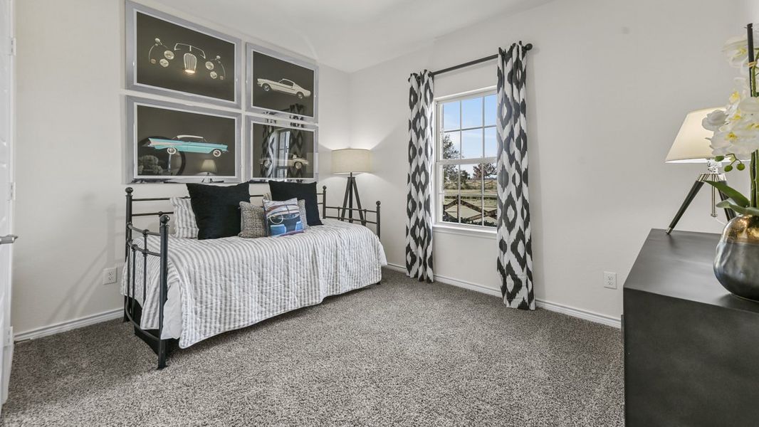 Furnished interior view inside a new home in Liberty Crossing, Royse City (Image 10).