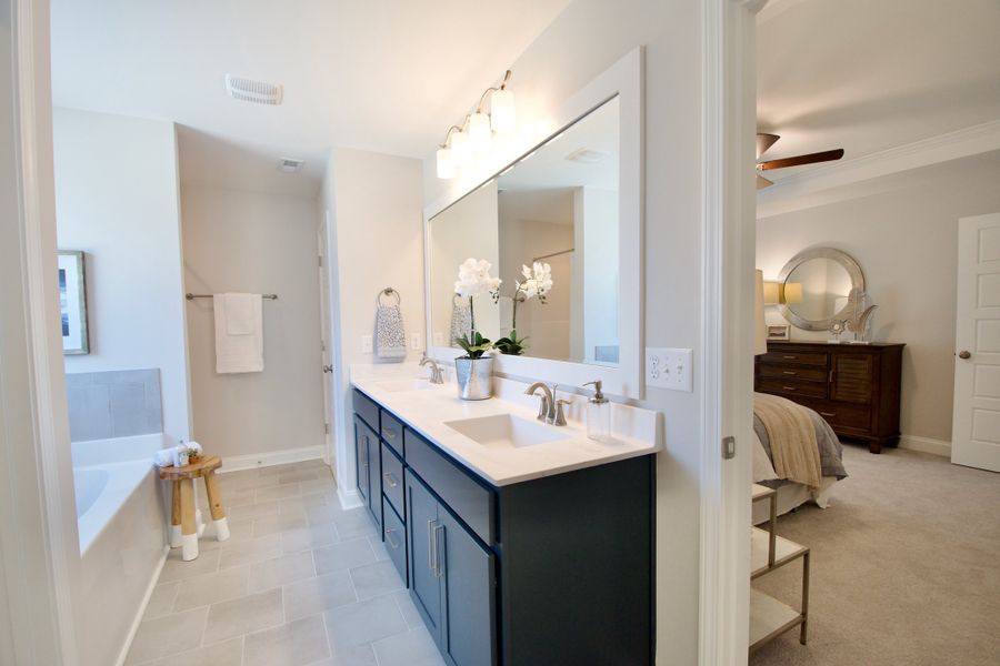 Furnished interior view inside a new home in Sawyer’s Run, Hampstead (Image 9).