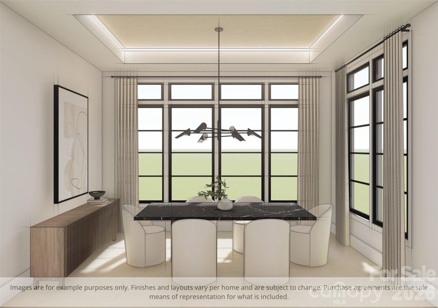 Images are for example purposes only. Finishes and layouts vary per home and are subject to change. Purchase agreements are the sole means of representation for what is included.