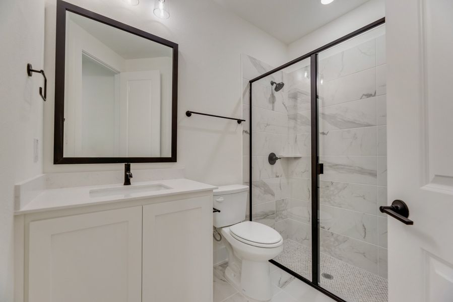 Furnished interior view inside a new home in Fields - 50' Lots, Frisco (Image 10).