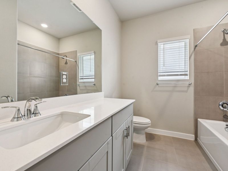 Furnished interior view inside a new home in Pinewood Trails - City Series, Atascocita (Image 13).