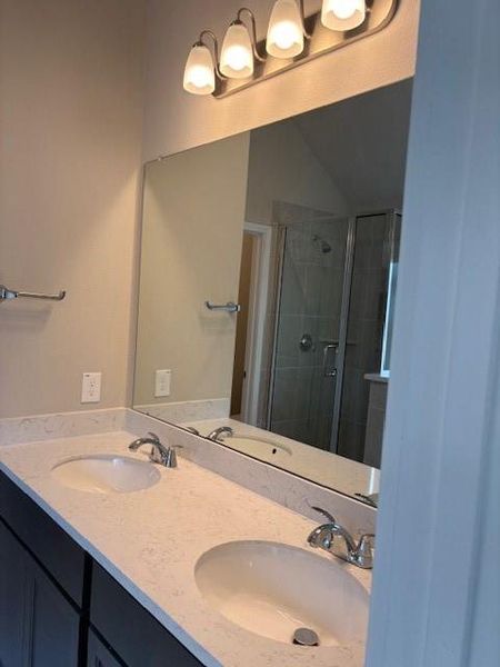 Close-up of interior finishes inside a home in , Spring (Image 10).