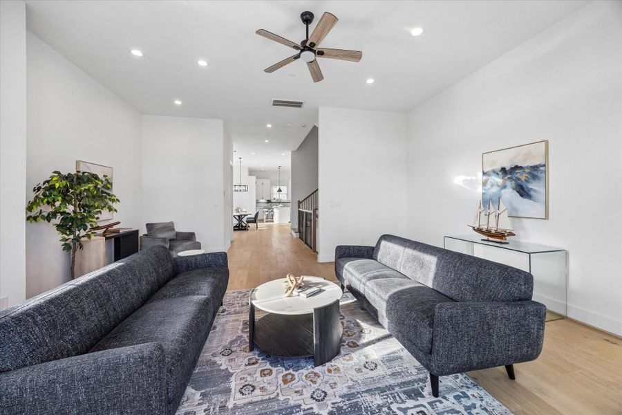 Furnished interior view inside a new home in , Houston (Image 6). Furnished interior view inside a new home in , Houston (Image 6).