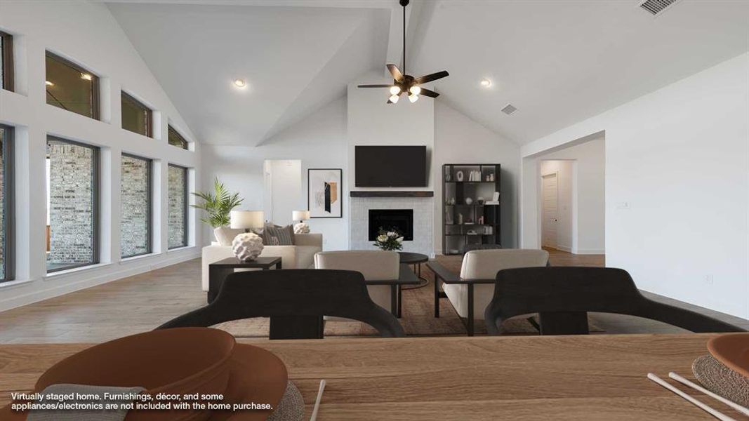 Furnished interior view inside a new home in Ventana, Fort Worth (Image 6).
