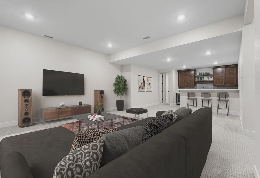 Homesite 3710 Finished Basement - Virtually Staged - 18 of 20