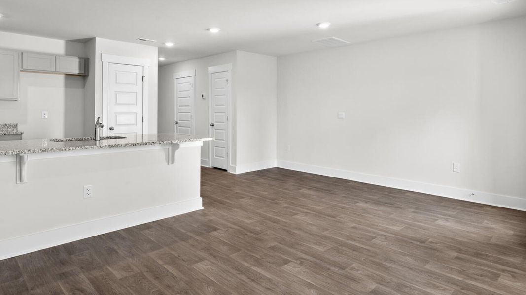 Spacious, unfurnished interior of a new home in Townes at Seabrooke, Leland (Image 16).