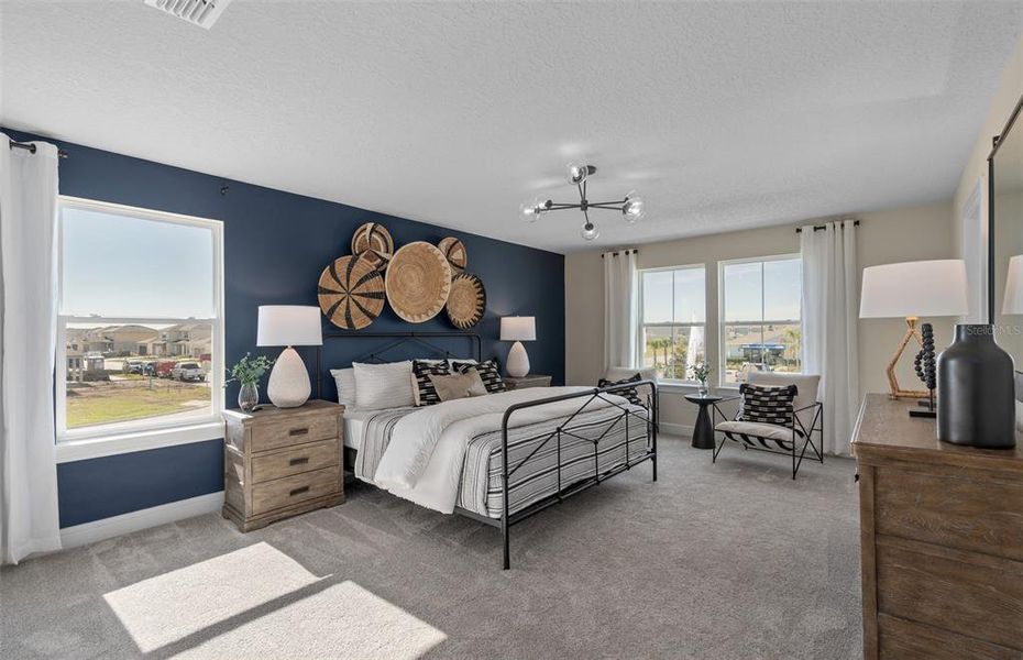 Furnished interior view inside a new home in Tohoqua, Kissimmee (Image 8).