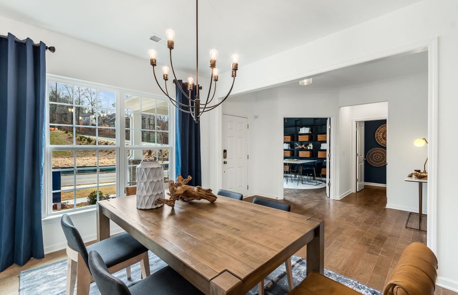 Large dining room perfect for Sunday dinners or ho