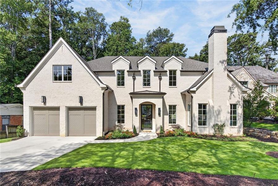 Front exterior of a new home in , Atlanta, GA, highlighting curb appeal (Image 2). Front exterior of a new home in , Atlanta, GA, highlighting curb appeal (Image 2).