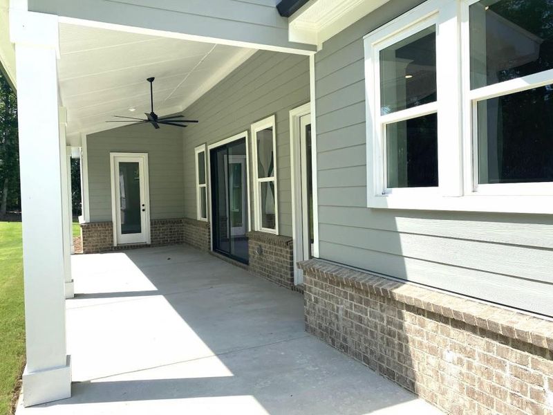 Exterior details and patio area of a home in Arden on Lanier, Cumming (Image 3). Exterior details and patio area of a home in Arden on Lanier, Cumming (Image 3).