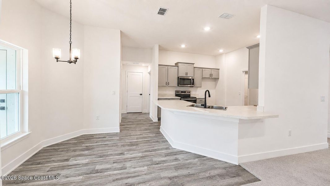Furnished interior view inside a new home in Palm Bay, Palm Bay (Image 7). Furnished interior view inside a new home in Palm Bay, Palm Bay (Image 7).