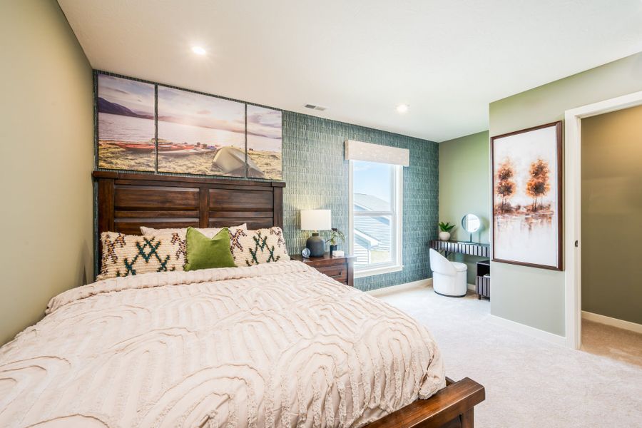 Representative furnished interior of a home built from the Camden by Fischer Homes in Easton Park, Dallas (Image 41).