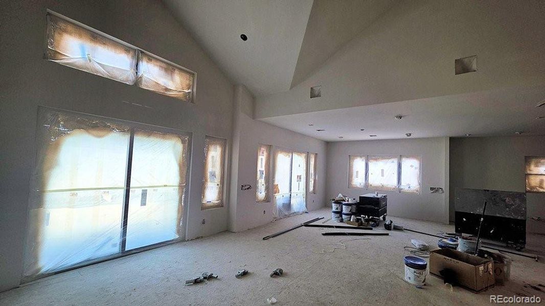 In-progress construction of a new home in , Granby, CO (Image 40).