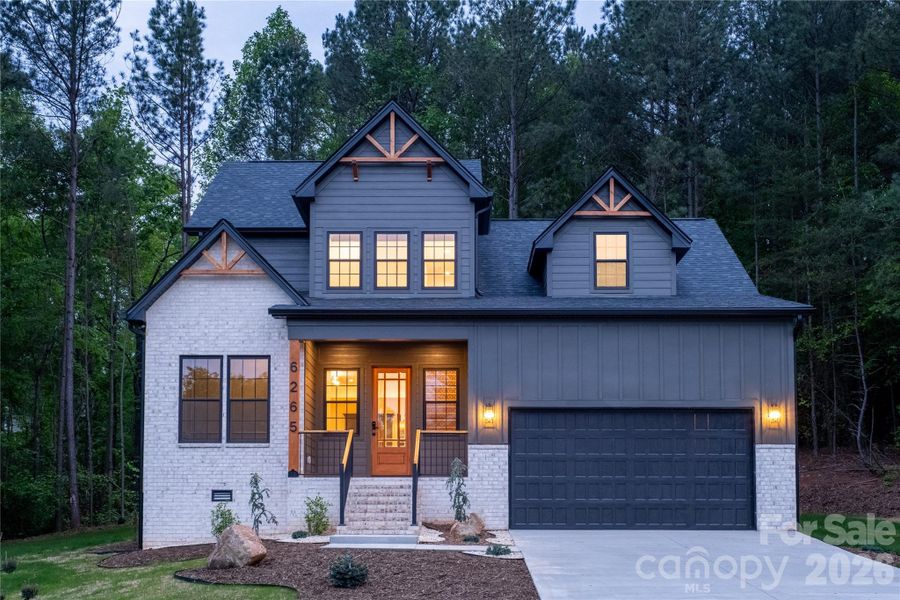 Front exterior of a new home in , Hickory, NC, highlighting curb appeal (Image 28). Front exterior of a new home in , Hickory, NC, highlighting curb appeal (Image 28).