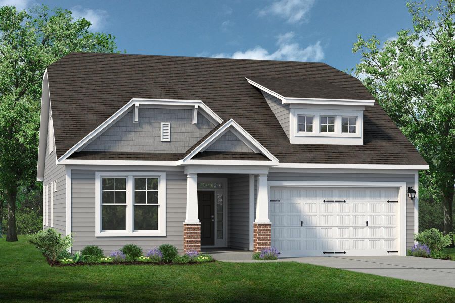 Representative exterior photo of a completed home built from the The Shorebreak by Chesapeake Homes in Coastal Club of the Carolinas, Calabash, NC (Image 26).