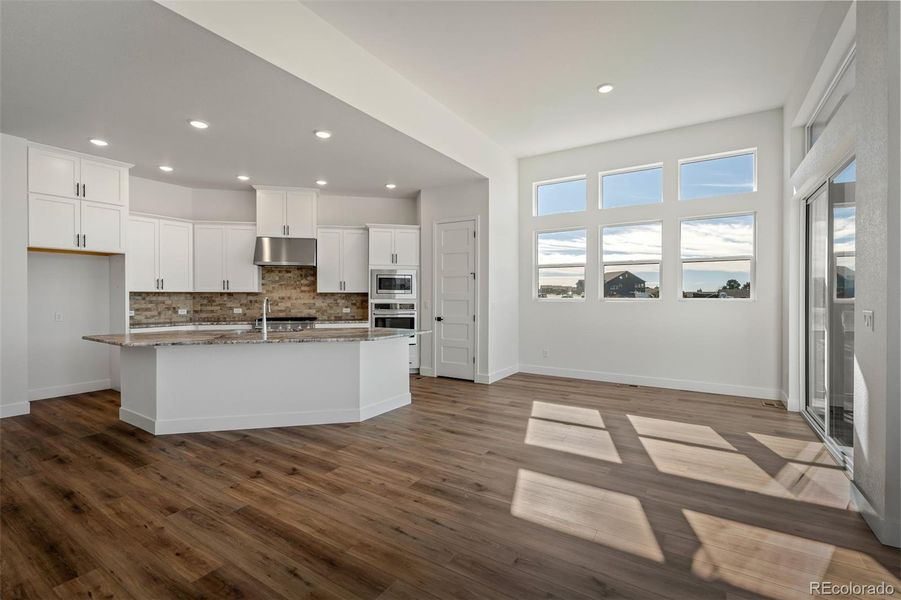Furnished interior view inside a new home in Cloverleaf - Pinnacle Collection, Monument (Image 6). Furnished interior view inside a new home in Cloverleaf - Pinnacle Collection, Monument (Image 6).