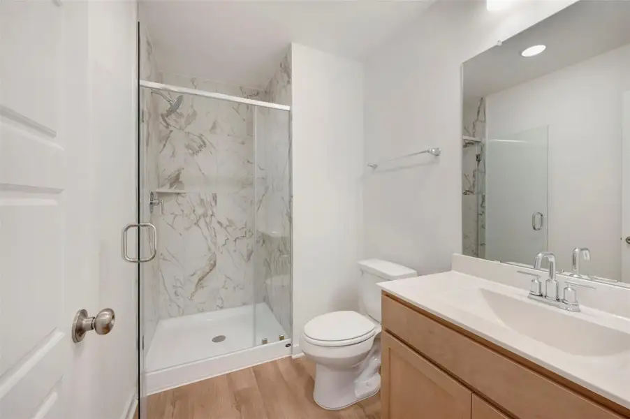 Furnished interior view inside a new home in Pinewood at Grand Texas, New Caney (Image 9).