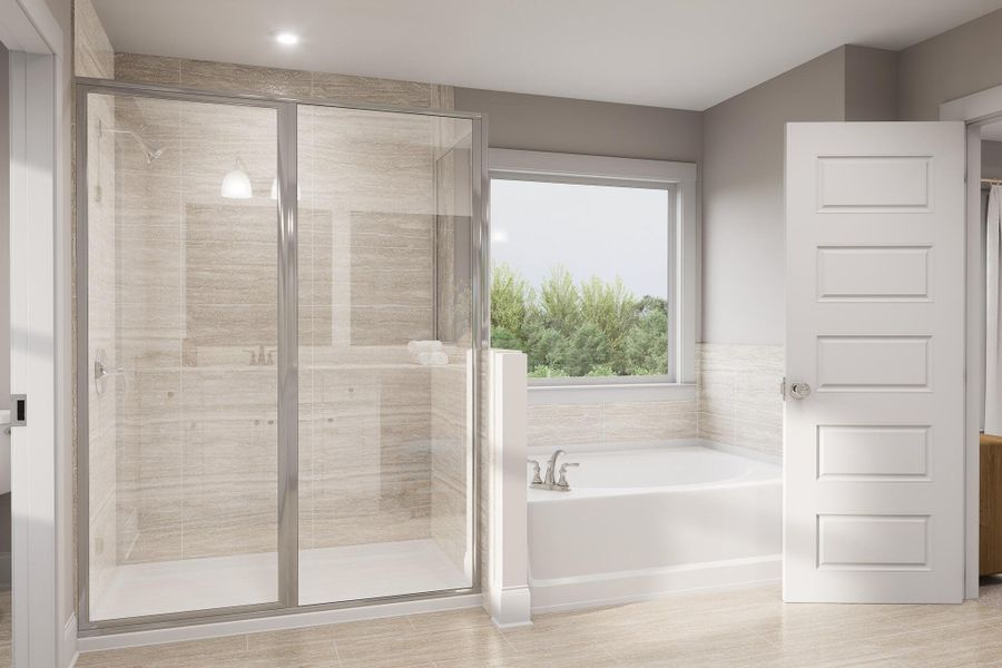 Furnished interior view inside a new home in Rivers Reach, Yemassee (Image 18).