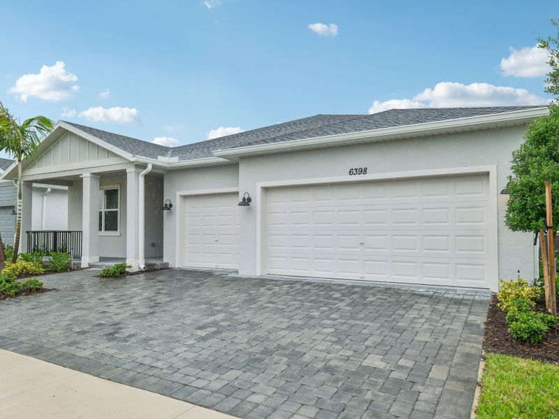 Exterior of the Coral floorplan at 6398 NW Sweetwood Dr