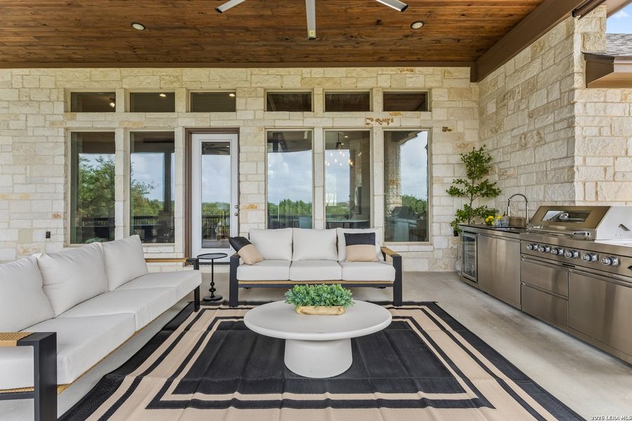 Exterior details and patio area of a home in , New Braunfels (Image 26). Exterior details and patio area of a home in , New Braunfels (Image 26).