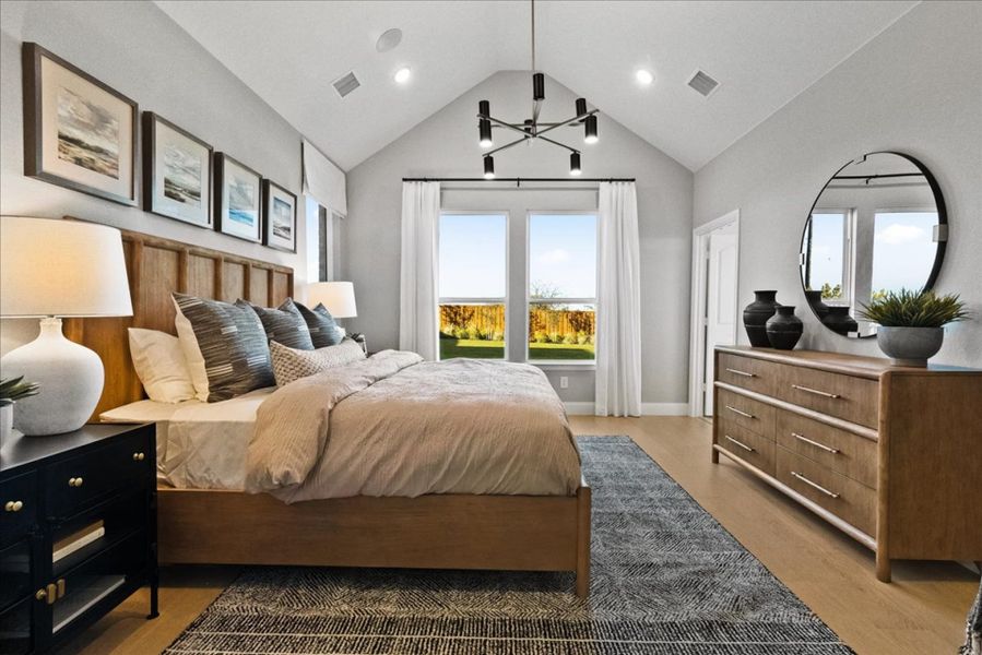 Representative furnished interior of a home built from the Westbury by Pacesetter Homes in Creekview Meadows, Pilot Point (Image 14).
