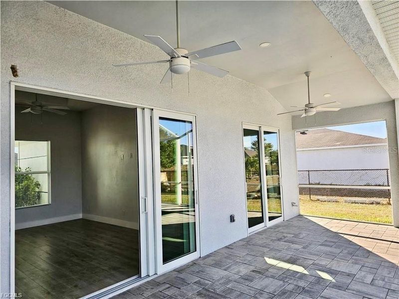 Exterior details and patio area of a home in , Cape Coral (Image 29).