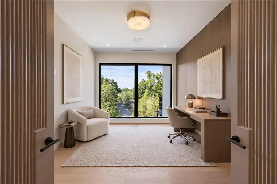 Furnished interior view inside a new home in , Marietta (Image 31).